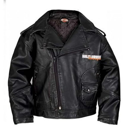Size 7 Little Boys' Upwing Eagle Biker Pleather Jacket Blk (7) (Best Lightweight Motorcycle Jacket)