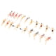 thumbnail image 1 of 20 piezas Zulema Modelo N 150 figuras pintadas hombres mujeres 1.2 cm, 1 of 8