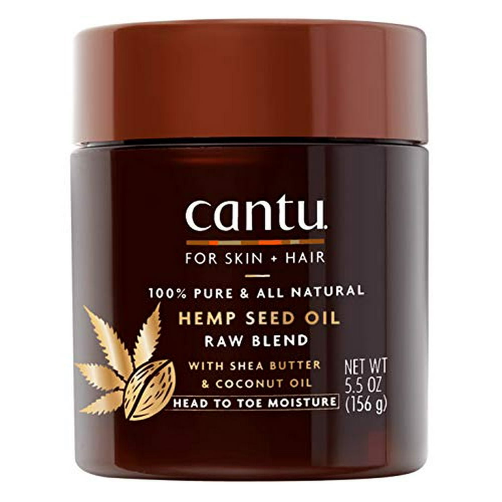 Cantu For Skin + Hair Hemp Seed Oil Raw Blend, 5.5 oz