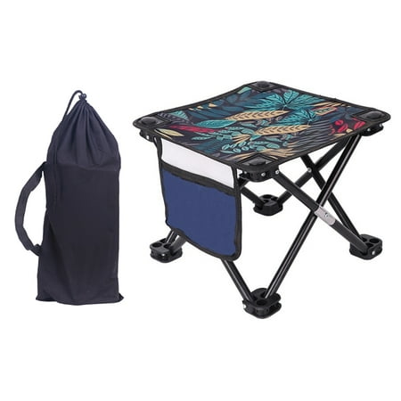 Apooke Portable Folding Stool Outdoor Seat Lightweight Collapsible Stool for Hunting Hiking Beach Fishing Travelling Durable
