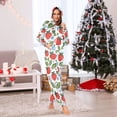thumbnail image 7 of FORMRS Onesies Pajama for Adults Unisex Hoodie Winter Jumpsuit One Piece Sleepwear, Sizes S-2XL, Vibrant Strawberries, 7 of 7