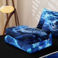 thumbnail image 5 of Homewish Magic Animal Dragon Zipper Full Size Comforter Sets with Fitted Sheet and 2 Pillowcases,Spooky Gothic Skull Zipper Bedding Set For Adult,Reversible,4-Piece, 5 of 7