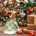 thumbnail image 6 of KLL Christmas Hats for Adults Plush Cute Animal Sloth On A Branch Print Santa Hat Xmas Fluffy Santa Claus Hat for Women Men, 6 of 6