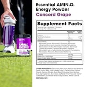 Optimum Nutrition, Essential Amino Energy, Powder, Concord Grape, 30 Servings