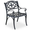 thumbnail image 2 of Homestyles Sanibel Aluminum 5 Piece Outdoor Dining Set in Black, 2 of 13