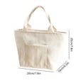 thumbnail image 3 of Ohufall Sac à Lunch Réutilisable Isolé Sac Fourre-Tout Réfrigérant pour Hommes Femmes Ados Fournitures Scolaires Rentrée des Classes pour Pique-Nique Voyage Travail, 3 of 8