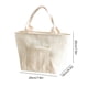 thumbnail image 3 of Bolsa térmica reutilizable para bolsa térmica aislante, fiambrera térmica de lona con forro de aluminio, portaalimentos portátil impermeable y fácil de limpiar para viajes de picnic en la oficina, 3 of 8