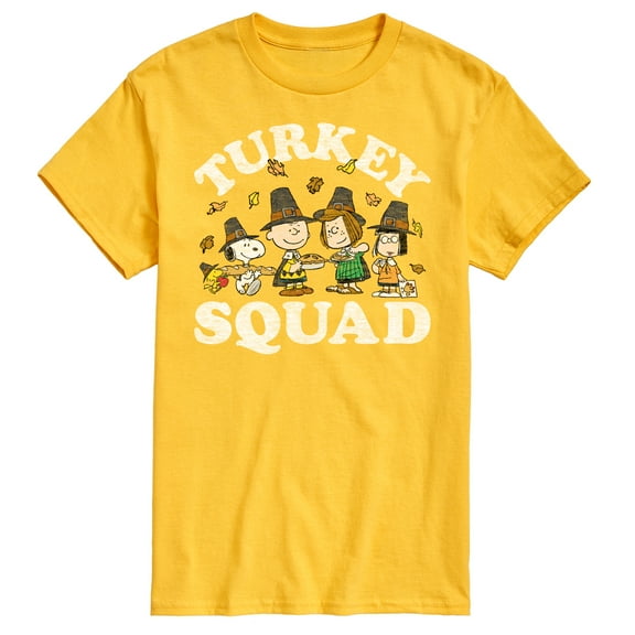 Peanuts - Turkey Squad - Men's Short Sleeve Graphic T-Shirt