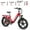Red, variant on Rocky Pro Ebike|Power MoTor 750W|SAMSUNG Cells Lithium Battery Tested |Range Up To 90 Miles|Max Speed 30 MPH|Safe Hydraulic Disc Brake|LCD Display |Includes Rear Rack