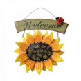 thumbnail image 3 of 2023 Hot Metal Sunflower Welcome Sign for Front Door, Kitchen, Porch Decorations, 31*27cm, 3 of 5
