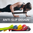 thumbnail image 3 of Set of 5 Resistance Exercise Loop Bands Fitness Yoga Resistance Band TPE, 3 of 8