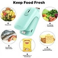 thumbnail image 4 of Green Mini Portable Hand Held Sealer, Kitchen Heat Sealer Storage Bag Sealer, 4 of 5