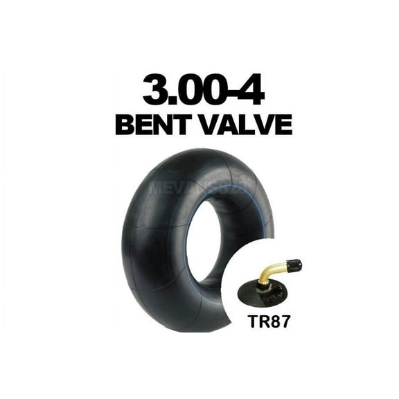 3.00-4 3.00 X 4 10" x 3" Inner Tube Gas & Electric Scooter Pocket Bike Tire Razor E300 Bent Valve
