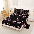 thumbnail image 2 of Erosebridal Girls Fashion Ribbon Full Size Sheets, Cute Cartoon Bed Sheets, 4 Pieces, 2 of 5