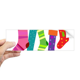 thumbnail image 1 of Feliz Navidad medias coloridas ilustraciones Rectángulo Parachoques Pegatina Cuaderno Ventana Calcomanía, 1 of 1