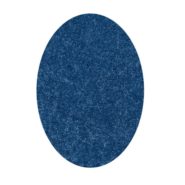 Home Queen Solid Color Oval Shape Royal 2 X8 Area Queen Solid Color Oval Shape Royal 2 X8