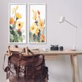 thumbnail image 3 of Stupell Industries Yellow Spring Flowers Botanical & Floral Painting White Framed Art Print Wall Art, 13 x 30, Set of 2, 3 of 10