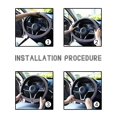 thumbnail image 3 of 1pc Rhinestone Decor Car Steering Wheel Cover, 3 of 4