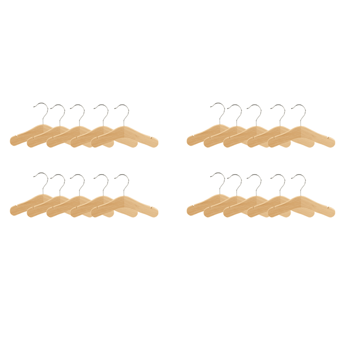 Wooden Baby Hangers,Kids Hangers,Notched Shoulder Design for Children