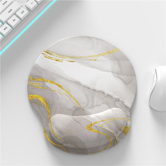 LEEYNEER Wrist protection mouse pad rubber female office memory cotton comfortable thick anti slip computer mouse palm support wrist protection pad