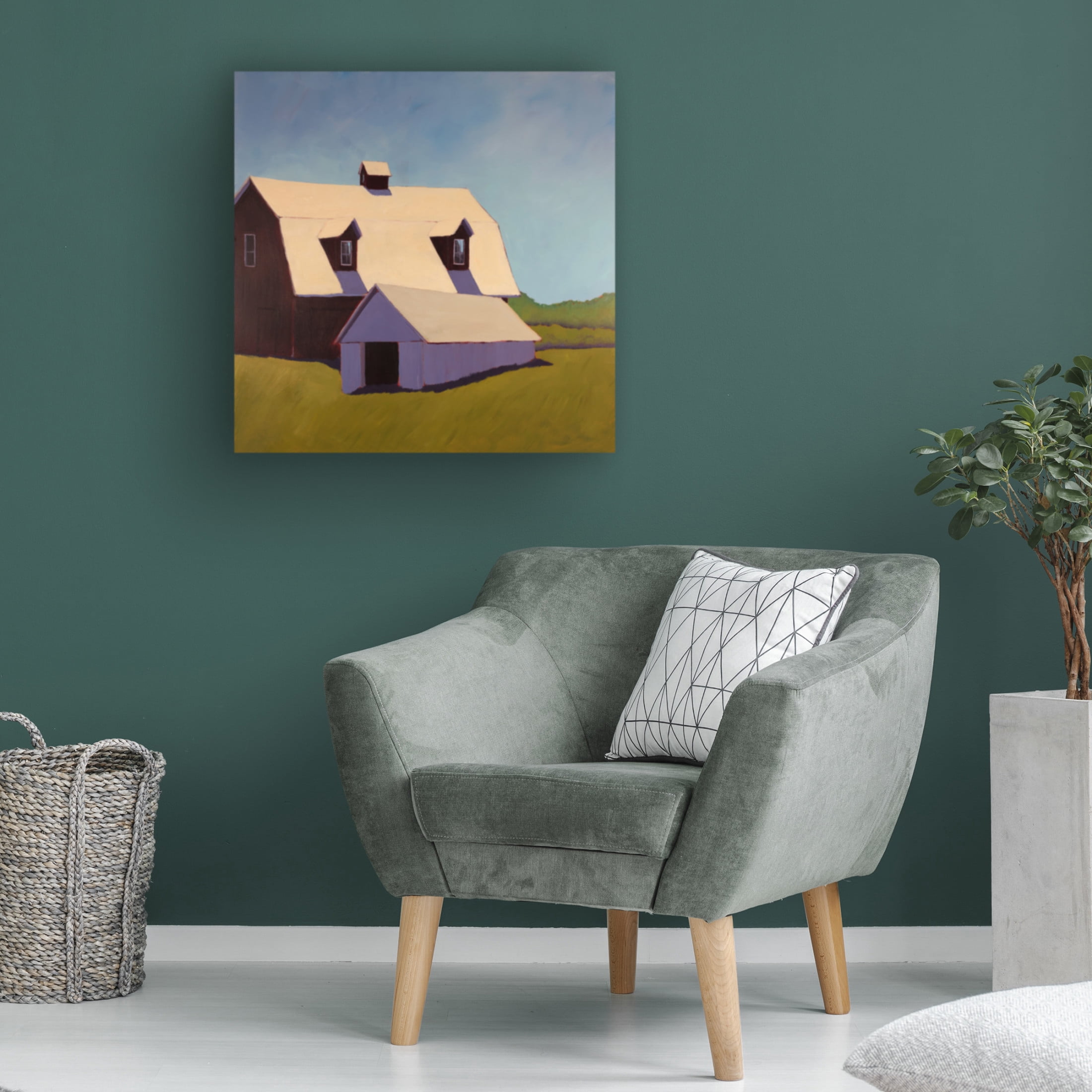 Trademark Fine Art Carol Young  Homestead Barn IX Canvas Wall Art