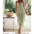 thumbnail image 1 of Robe Longue Y2k pour Femmes Bretelles Spaghetti Col en V Robe Maxi Ligne A Dos Nu Vacances Anniversaire Plage Robe d'Été, 1 of 3