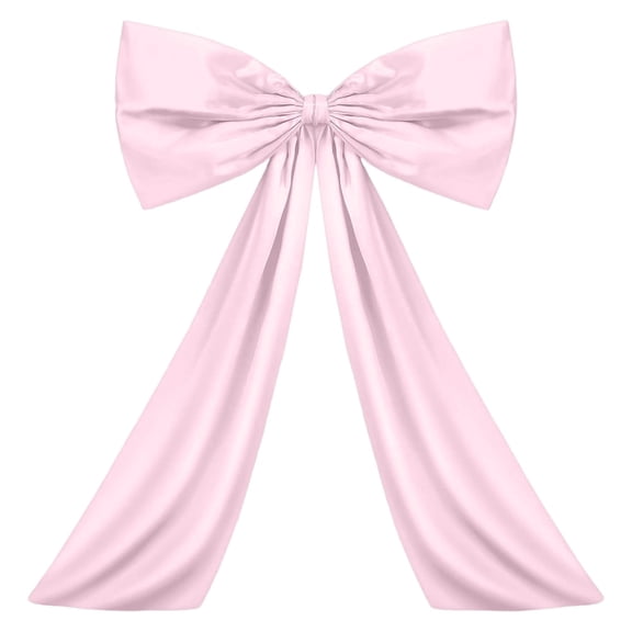 24" Oversized Party Bows for Wedding Backdrops, Christmas Tree Toppers, & Birthday Decorations, Elegant Festive Event Décor, Pink, Bow