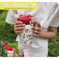 thumbnail image 5 of RobinMax 20oz Kids Water Bottle with Silicone Straw Lid Leak-Proof,Spill Proof,Pop-Up Spout,Durable Plastic Water Bottle Convenient for Boys& Girls Kids School/Travel/Home Use, 5 of 8