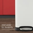 thumbnail image 4 of happimess Betty Retro Mini 3.2-Gallon Step-Open Trash Can, Cotton White, HPM1012C, 4 of 10