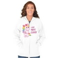 thumbnail image 3 of Need More Coffee Groggy Unicorn Zip Hoodie Sweatshirt Women Brisco Brands X, 3 of 6