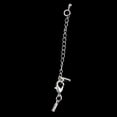 thumbnail image 3 of Extensor de cadena de plata de 12 pulgadas con cierre de pinza de langosta, 3 of 9
