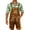 1-Brown833, variant on XIAOCHA Mens Barrel Embroidery Lederhosen Wide Strap Shorts Oktoberfest Casual Pants Halloween Bottoms,Army Green,Sizes L