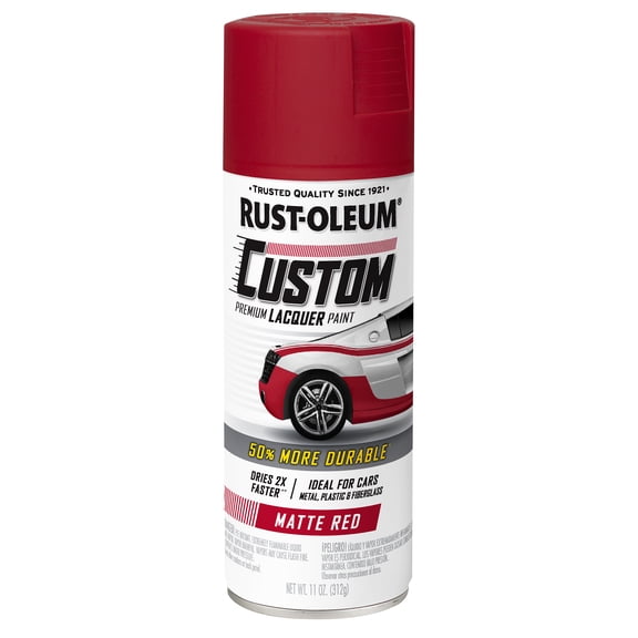 Rust-Oleum Custom Automotive Red Matte 11 oz Spray Paint