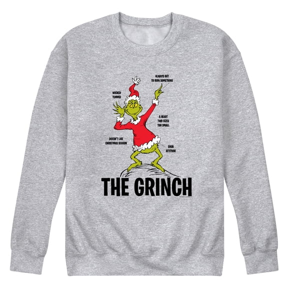 The Grinch - Description - Men's Crew Fleece Sweatshirt