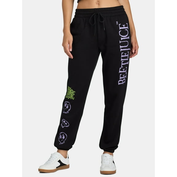 Beetlejuice Graphic Fleece Jogger, Women's