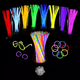 thumbnail image 3 of Pulseras Neon Cyalume Luminosas Glow Batucadas Fiestas 114 pzs, Multicolor, 3 of 5