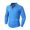 Light Blue(Long Sleeve), variant on YODETEY Men's Long Sleeve Contrast Collar Polos Shirt with Pockets, Everyday Wear Long Sleeve Polos Collar Casual Tops,Big and Tall Black,Size XXL