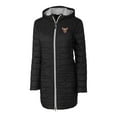 thumbnail image 2 of Women's Cutter & Buck Black El Paso Chihuahuas Rainier Primaloft Eco Insulated Hooded Long Coat, 2 of 3