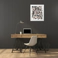 thumbnail image 3 of Scarvey, Emma 26x32 White Modern Wood Framed Museum Art Print Titled - Stepping Stones II, 3 of 4