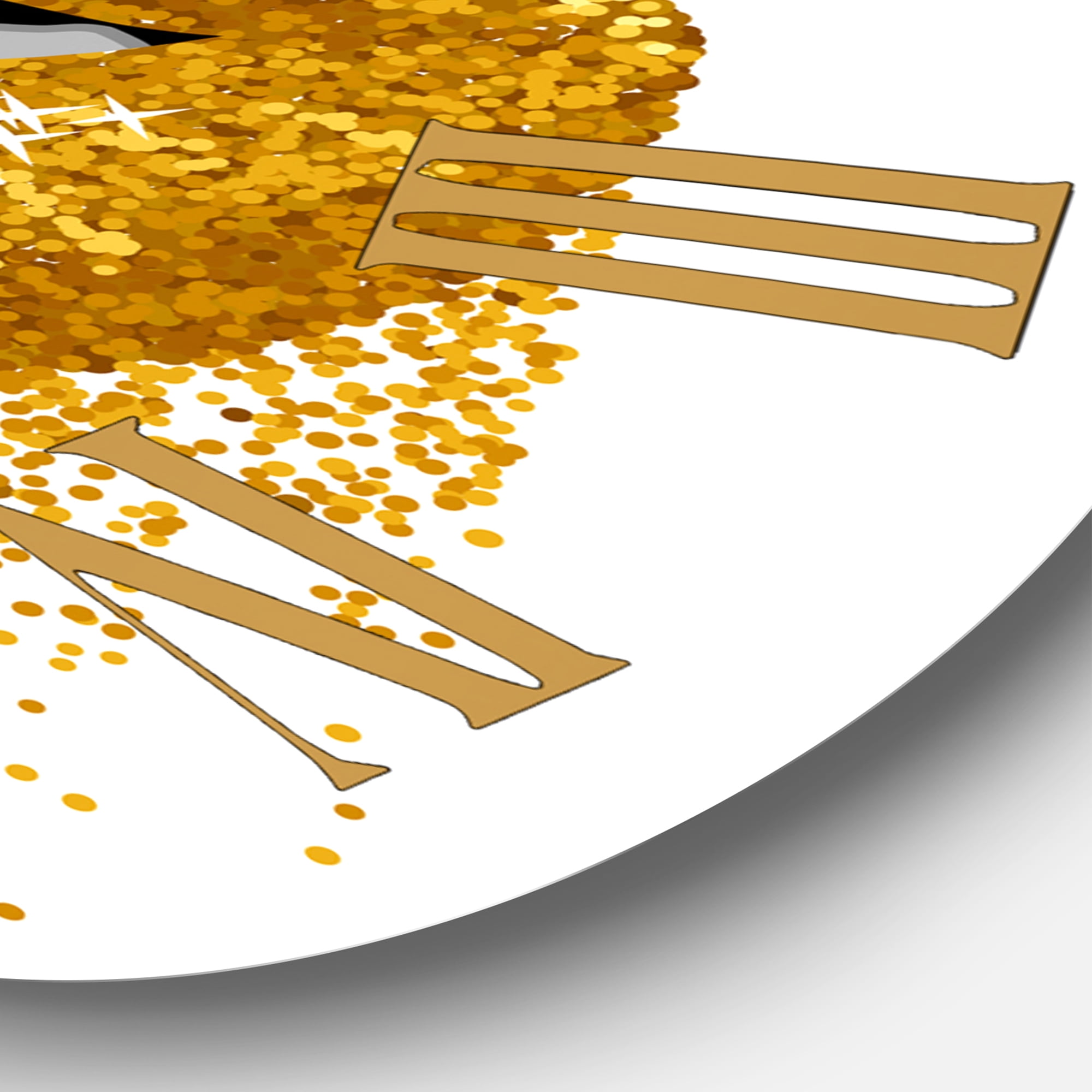 Designart 1 in Quartz Modern/Contemporary Wall Clock