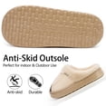 thumbnail image 6 of Ecetana Womens House Slippers Suede Fuzzy Slippers Faux Fur Lined Non-Slip Indoor Shoes, 6 of 9