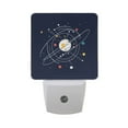 thumbnail image 6 of Yayeee LED Plug in Night Light for The Home with Auto Dusk to Dawn Light Sensors, 2 Pack, White Planet, 6 of 6
