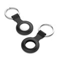 thumbnail image 4 of Injueey Silicona para Airtags Locator Manga protectora Anillo de metal Hebilla Deportes Carcasa de plástico Teléfono y Comunicación Negro, 4 of 6