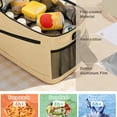 thumbnail image 6 of Smart Cooler Bag with Temperature Display, 14L Insulated Lunch Bag for Work & Camping, Leakproof Thermal Tote with Tri-Color Temp Indicator, Water-Resistant Picnic Bag for Beach & Hiking, Khaki, 6 of 8