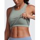 thumbnail image 5 of Top Corto sin Costuras con Cuello Alto y Textura Acanalada CRZ YOGA Verde Oscuro XS, 5 of 7