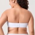 thumbnail image 3 of DELIMIRA Women's Inbarely Lift Strapless Bra Plus Size Full Coverage Unlined Underwire Seamless Bras, 3 of 4
