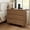 Walnut Oak, variant on Miereirl Nightstands with Charging Station, Modern Nightstand with 3 Drawers, 26.5" W Wooden End Side Table for Bedroom, Natural Oak
