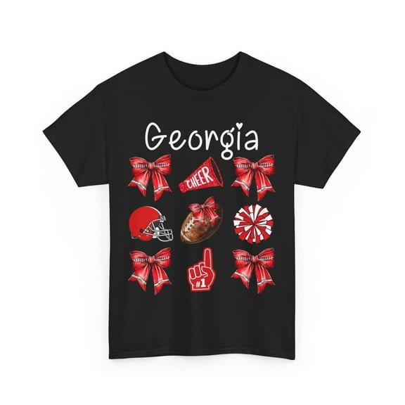 Georgia Coquette Bow Women Girls Kids Sister Toddler T-Shirt