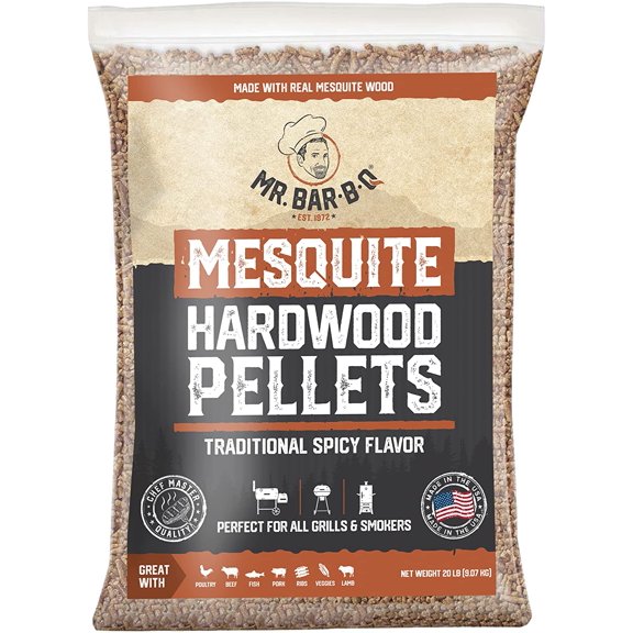 Mesquite (20 lb. Bag) | Traditional Spicy Flavor | Perfect for use with Pellet Smokers | All-Natural Hardwood