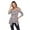 Leopard, variant on White Mark Women's Plus Size Cold Shoulder Animal Print Tunic Top